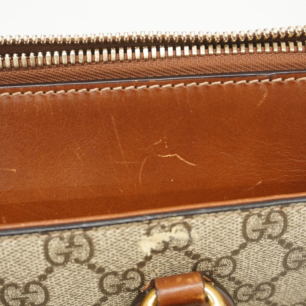 Gucci GG Supreme Handbag Brown Bag - Picture 8 of 10